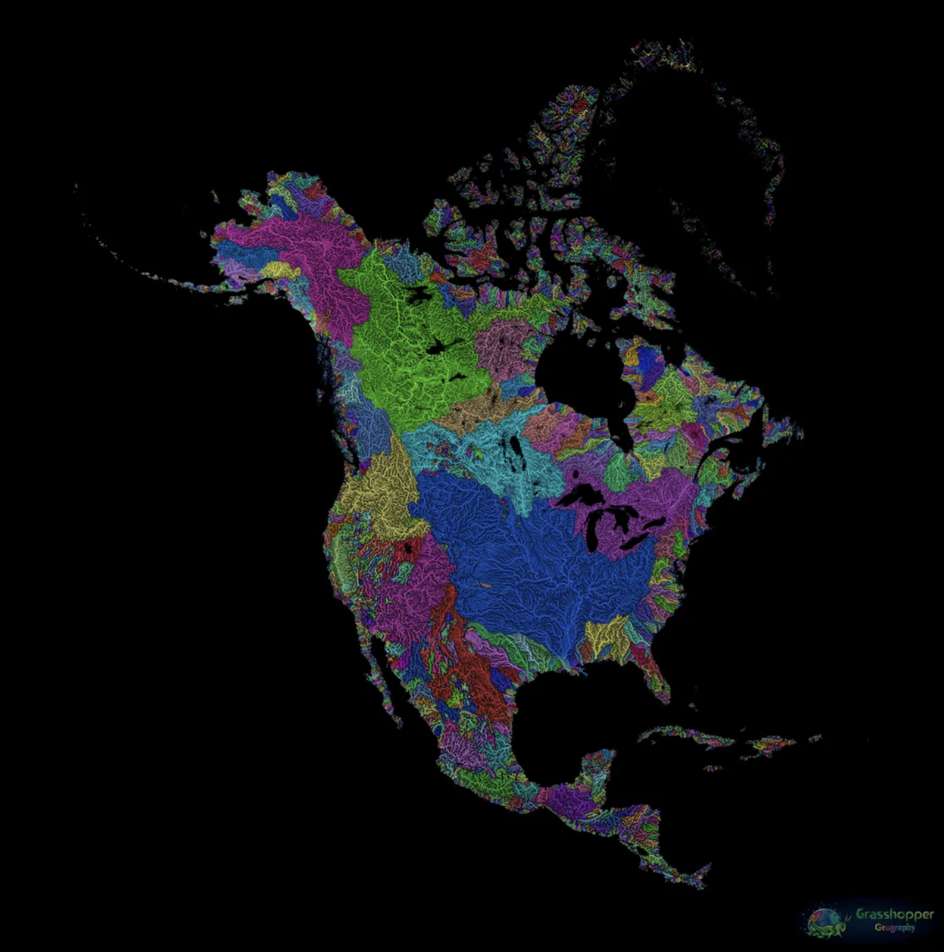Rivers in North America