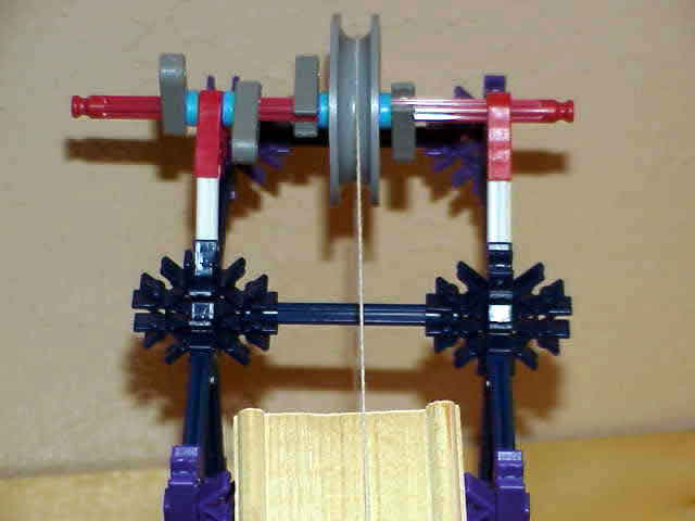 Pulley at top of incline plane