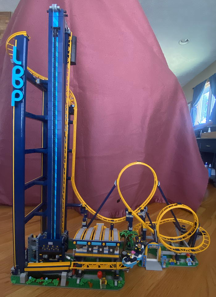 Loop LEGO coaster