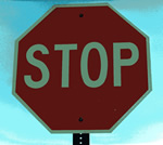 stop sign image