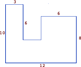 Floor plan to find area