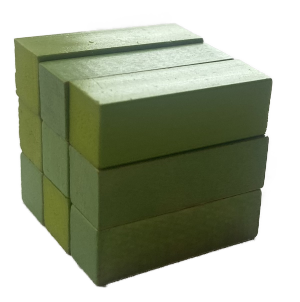 Ligt green cube