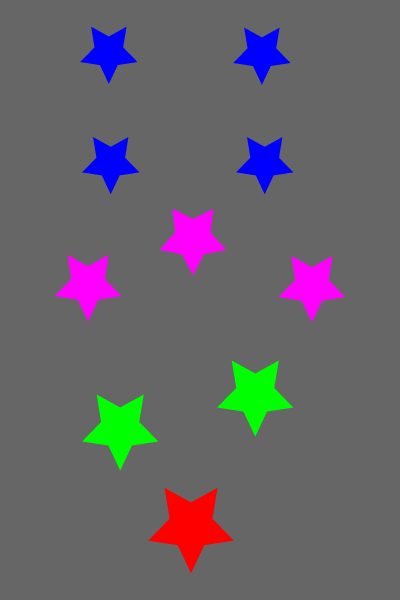 image of stars to subitize