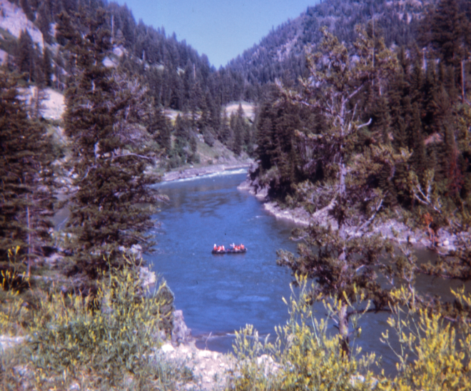Rocy Mountains river 1973